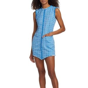 NEW STAUD Crystal Tweed Mini Dress